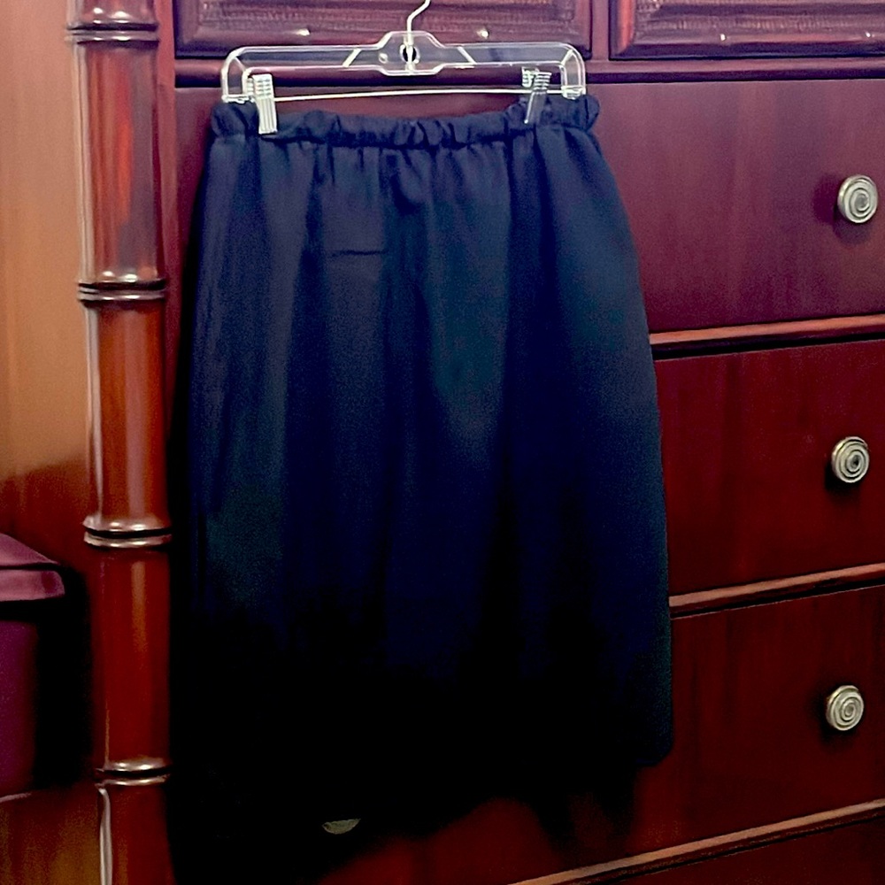 Black, size 14, stretch waist skirt.